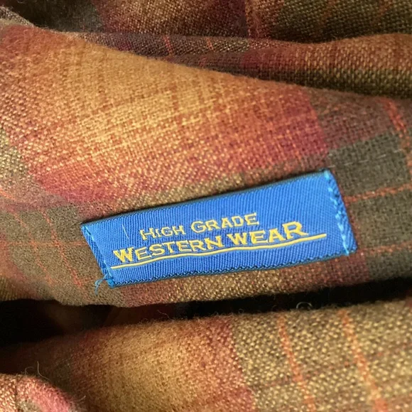 Vintage Pendleton High grade Western Wear Button Down wool button down shirt - Picture 10 of 14